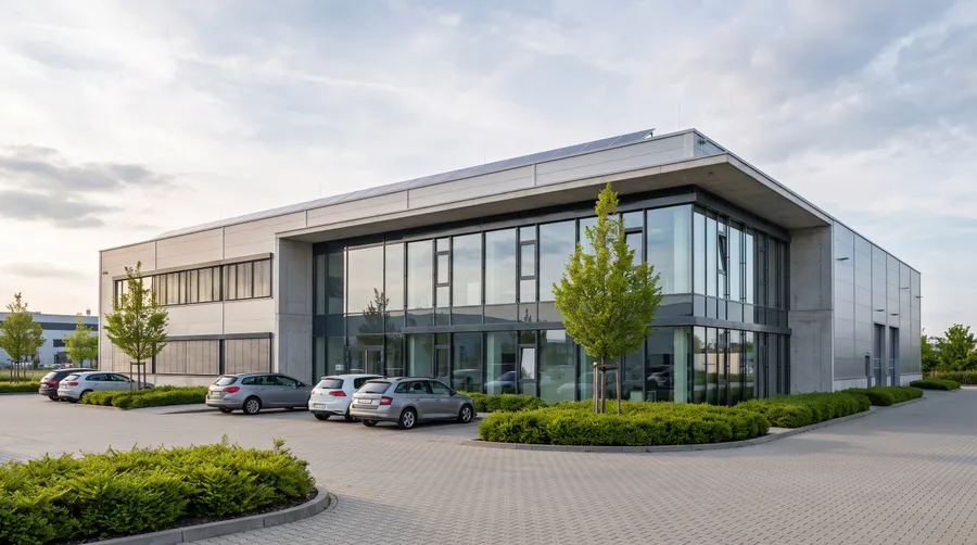 A corporate office building
